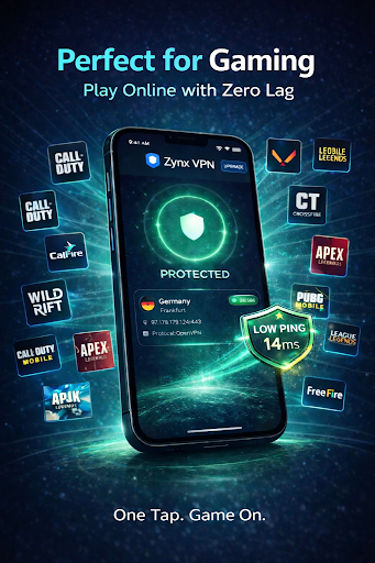 Zynx VPN: Fast & Secure VPN ekran görüntüsü