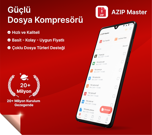 AZIP Master: ZIP / RAR, Unzip ekran görüntüsü