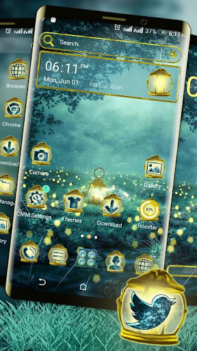 Fireflies Light Lamp Theme ekran görüntüsü