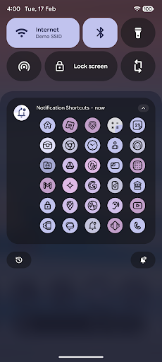 Notification Shortcuts ekran görüntüsü