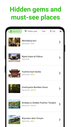 Kyoto Tour Guide:SmartGuide ekran görüntüsü