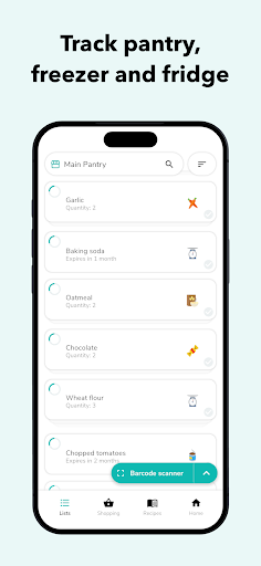 NoWaste: Food Inventory Lists ekran görüntüsü