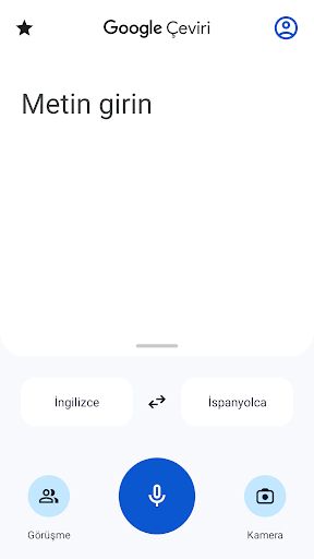 Google Çeviri ekran görüntüsü