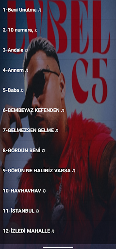 Lvbel C5 Şarkıları İnternetsiz ekran görüntüsü