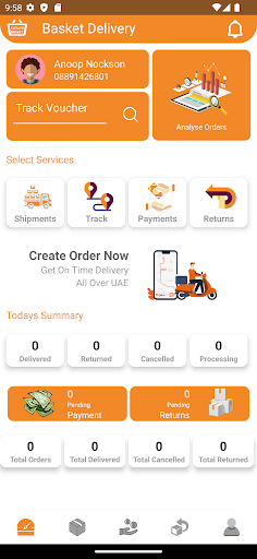 Basket Delivery Services ekran görüntüsü