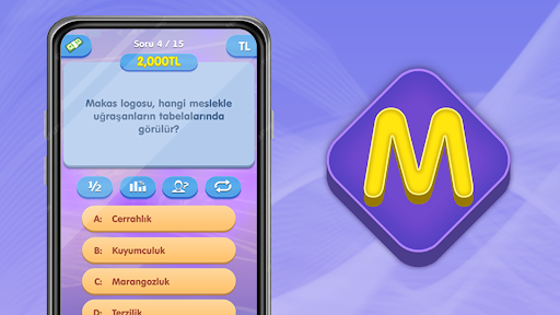 Milyonerin Evi Quiz Yarışması ekran görüntüsü