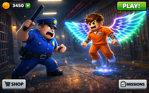Obby Prison Escape: Obby Run ekran görüntüsü