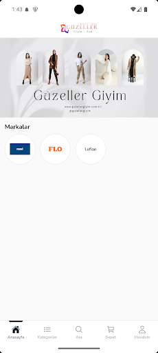 Güzeller Giyim AVM ekran görüntüsü