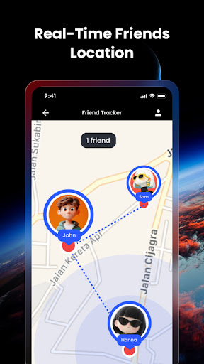 Live Earth Map & GPS Tracker ekran görüntüsü