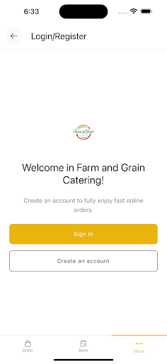 Farm and Grain Catering ekran görüntüsü