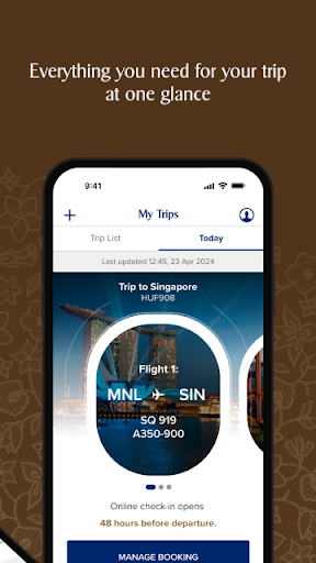 Singapore Airlines ekran görüntüsü