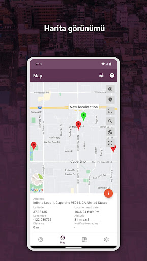 GPS Konumum ekran görüntüsü