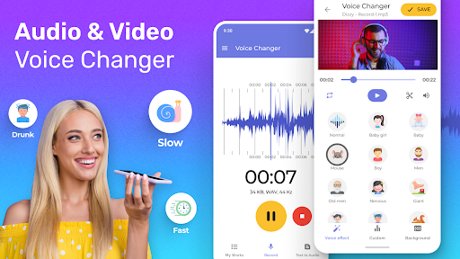 Video Voice Changer + Effects ekran görüntüsü