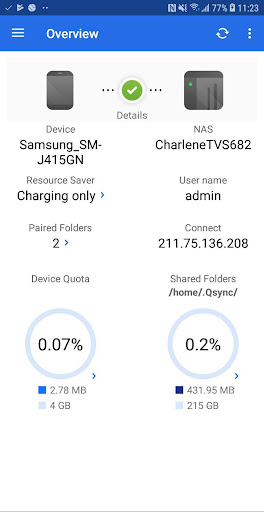 Qsync Pro ekran görüntüsü