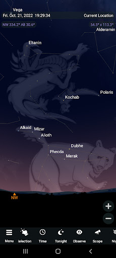 SkySafari Astronomy ekran görüntüsü