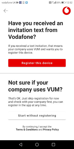 Vodafone Usage Manager ekran görüntüsü
