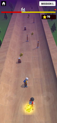 Long Board Crash Run 3D ekran görüntüsü