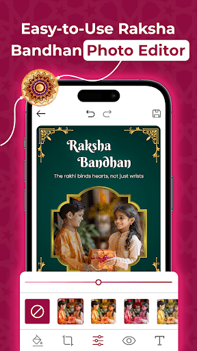 Raksha Bandhan Photo Editor ekran görüntüsü