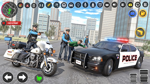 Police Chase Car Cop Game 3D ekran görüntüsü