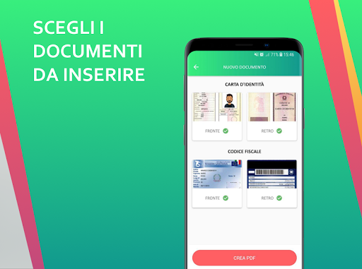 Carta d'identità e Codice fisc ekran görüntüsü