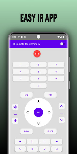 Remote for Gemini tv ekran görüntüsü