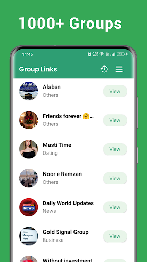 Aktif Grup Linkleri Katıl ekran görüntüsü