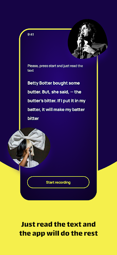 Vocaberry Celebrity Test ekran görüntüsü