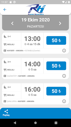 RH Turizm ekran görüntüsü