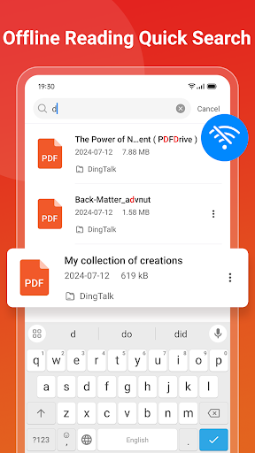 PDF Okuyucu - Görüntüden PDF'e ekran görüntüsü