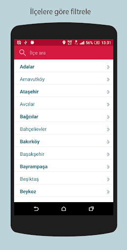İstanbul Eczaneleri ekran görüntüsü