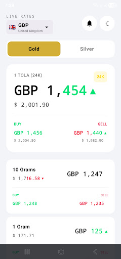 Live Gold Silver Rates Global ekran görüntüsü