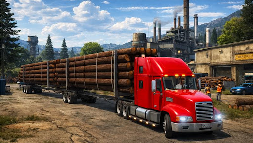 Mega Truck Driving Sim Games ekran görüntüsü