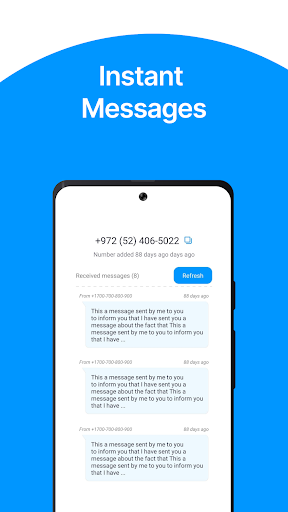 Receive SMS Online Temp Number ekran görüntüsü