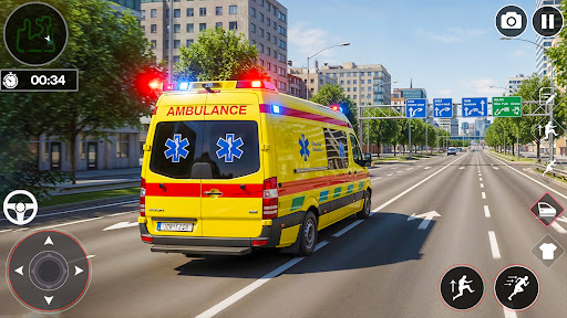Ambulans Kurtarma 3D Oyunlar ekran görüntüsü