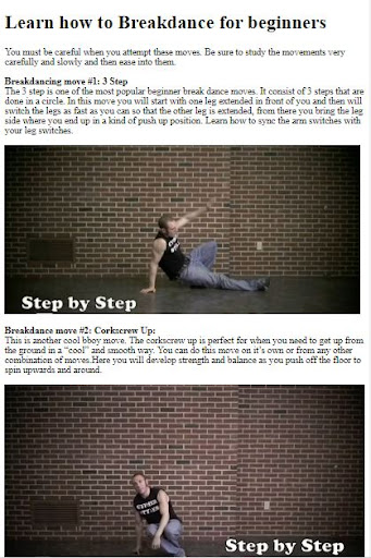 How to Do Break Dance Moves ekran görüntüsü