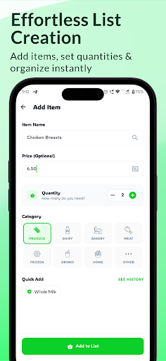 Grocery List ekran görüntüsü