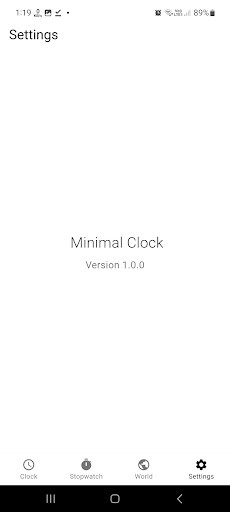 Pure Minimal Clock ekran görüntüsü
