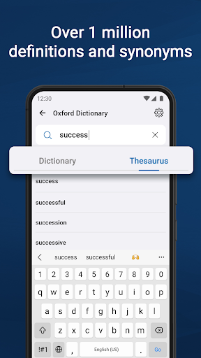 Oxford Dictionary & Thesaurus ekran görüntüsü