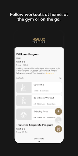HiFLUX Training ekran görüntüsü