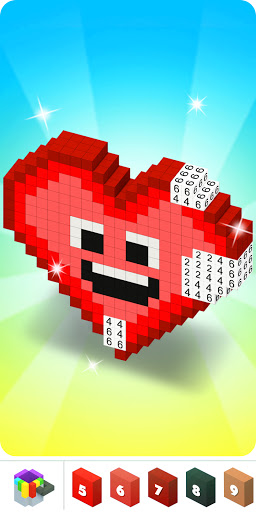 Voxly: 3D Coloring Book. ekran görüntüsü