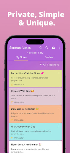 Sermon Notes -Bible Journal ekran görüntüsü