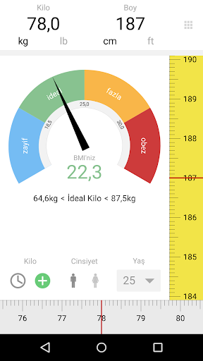 BMI Hesaplama: VKİ Hesaplayıcı ekran görüntüsü