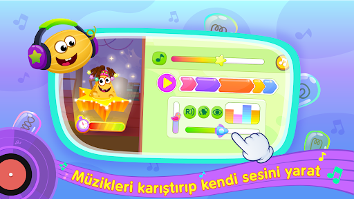 Çocuk oyunu meyve ve müzik ekran görüntüsü
