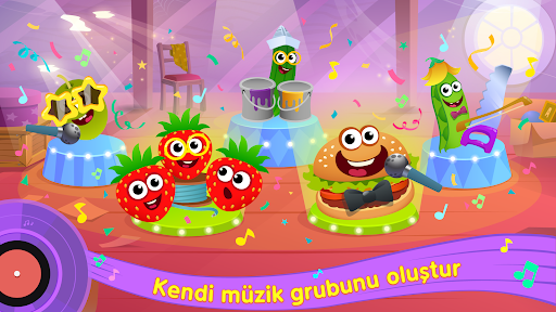Çocuk oyunu meyve ve müzik ekran görüntüsü