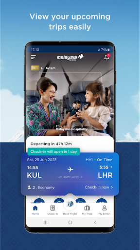 Malaysia Airlines ekran görüntüsü