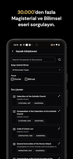 Magisterium AI ekran görüntüsü