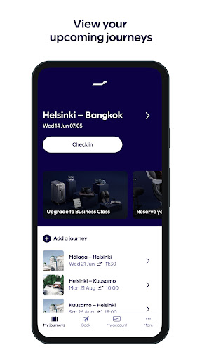 Finnair ekran görüntüsü