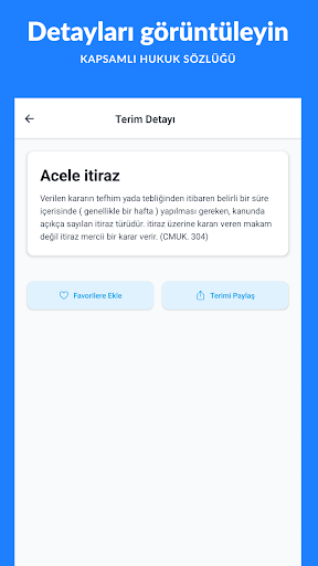 Hukuk Sözlüğü ve Terimler ekran görüntüsü