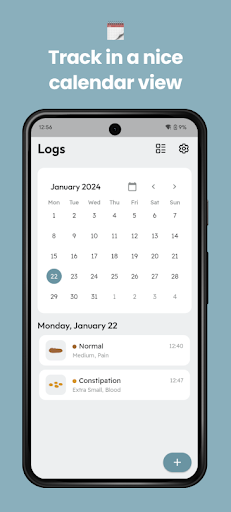 Poop Log - Toilet Poop Tracker ekran görüntüsü