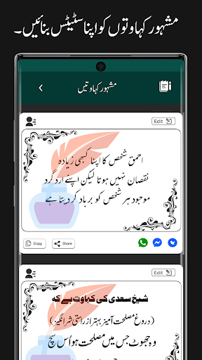 Urdu Shayari Sad Poetry Status ekran görüntüsü